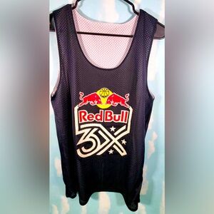 RedBull Jersey Size/ White Reversible Black/Gray Size: Medium